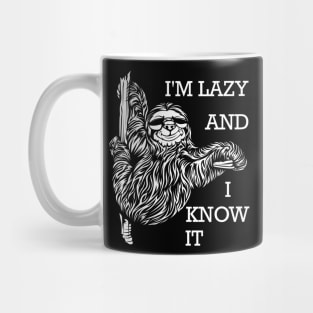 Sloth - Retro Style Sloth Lazy Vintage Mug